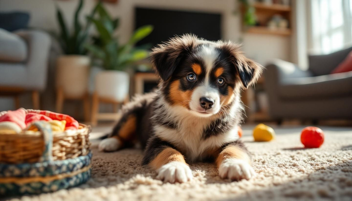 Chiens - Guide complet pour l'adoption d'un chiot Berger Américain Miniature